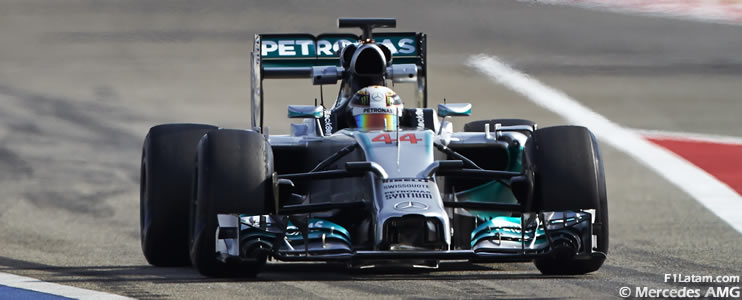 Lewis Hamilton fue el más rápido en el cierre de los entrenamientos - Test en Bahrein - Día Final 
 