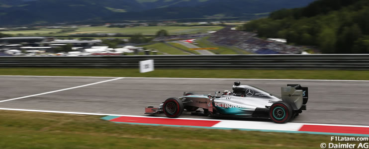 Lewis Hamilton domina el último entrenamiento de la jornada - Reporte Pruebas Libres 2 - GP de Austria 