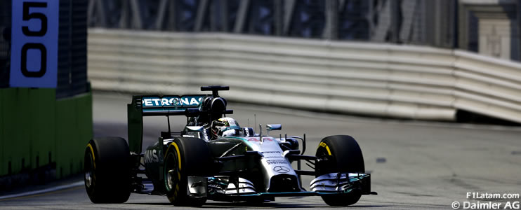 Lewis Hamilton marca el ritmo en el Marina Bay Circuit - Reporte Pruebas Libres 2 - GP de Singapur