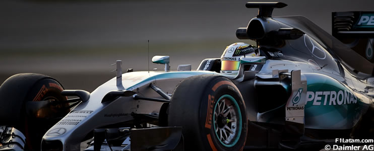 Lewis Hamilton mantiene la contundencia de Mercedes - Test en Barcelona - Día 7 