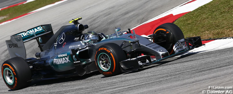 Nico Rosberg lidera la última sesión de entrenamientos - Reporte Pruebas Libres 3 - GP de Malasia