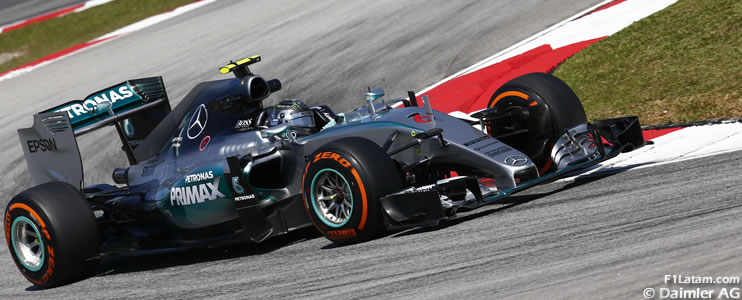 Nico Rosberg lidera la última sesión de entrenamientos - Reporte Pruebas Libres 3 - GP de Malasia 