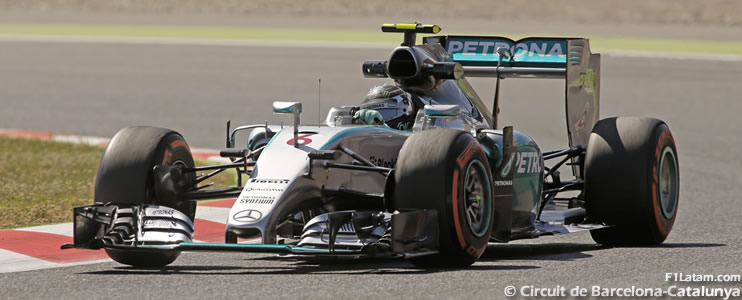 Nico Rosberg y Lewis Hamilton marcan el ritmo - Reporte Pruebas Libres 1 - GP de España 