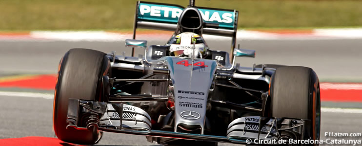 Lewis Hamilton toma la ventaja en Barcelona - Reporte Pruebas Libres 2 - GP de España 