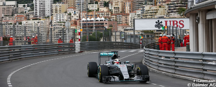 Hamilton adelante en una jornada interrumpida por la lluvia - Reporte Pruebas Libres 2 - GP de Mónaco