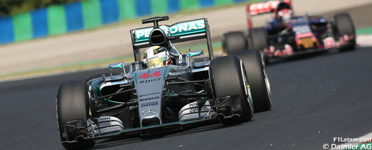 Lewis Hamilton continúa siendo el más rápido - Reporte Pruebas Libres 2 - GP de Hungría  