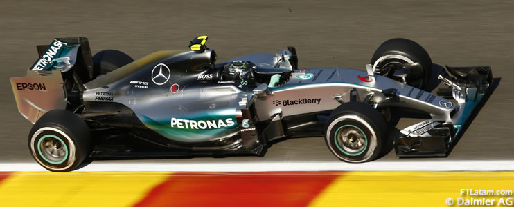 Mejor tiempo para Nico Rosberg con susto al final en Spa - Reporte Pruebas Libres 2 - GP de Bélgica 