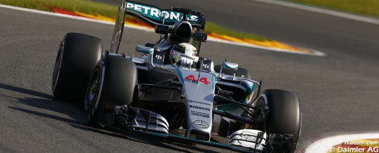 Lewis Hamilton reacciona y lidera la sesión - Reporte Pruebas Libres 3 - GP de Bélgica 