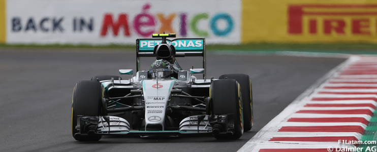 Rosberg lidera los entrenamientos en el Autódromo Hermanos Rodríguez - Reporte Pruebas Libres 2 - GP de México 