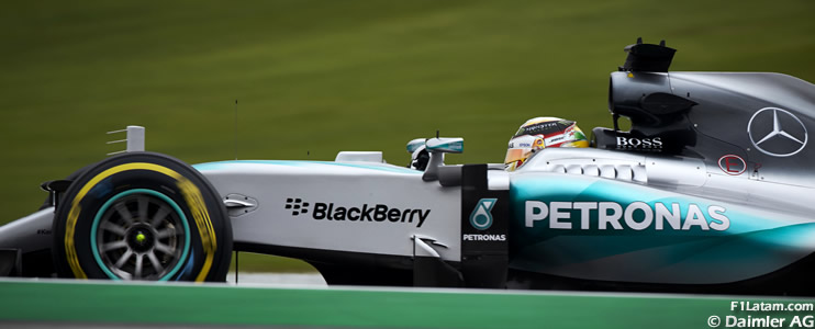 Hamilton por delante de Rosberg - Reporte Pruebas Libres 3 - GP de Brasil 