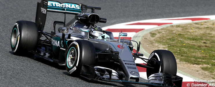 El alemán Nico Rosberg y Mercedes marcan el ritmo - Tests en Barcelona - Día 5
 