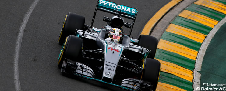 Hamilton no cede y de nuevo es el más rápido - Reporte Pruebas Libres 3 - GP de Australia
