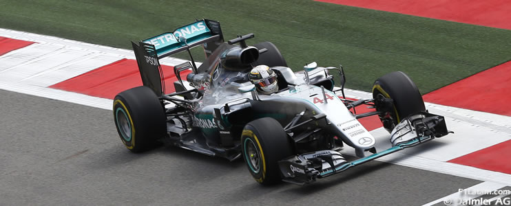 Lewis Hamilton y Nico Rosberg adelante - Reporte Pruebas Libres 3 - GP de Rusia