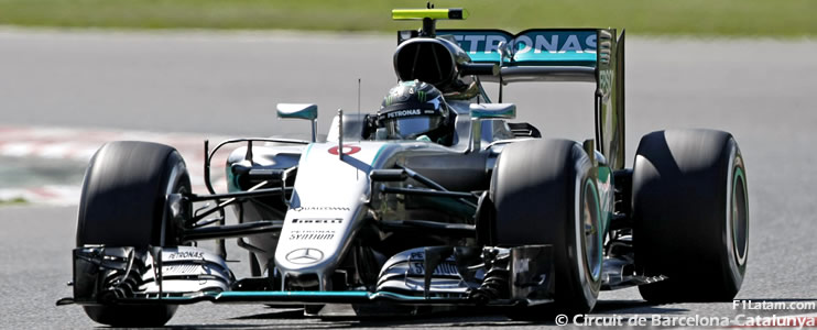 Nico Rosberg fue el más veloz en Barcelona - Reporte Pruebas Libres 2 - GP de España 