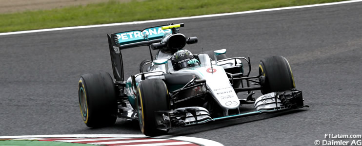 Nico Rosberg sigue adelante en Suzuka - Reporte Pruebas Libres 2 - GP de Japón