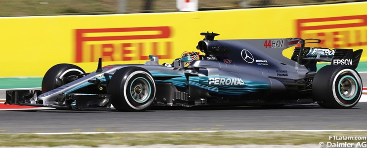 Mercedes AMG comenzó a marcar el ritmo - Reporte Pruebas Libres 1 - GP de España