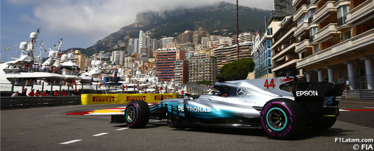 Lewis Hamilton marca el ritmo en Monte Carlo - Reporte Pruebas Libres 1 - GP de Mónaco