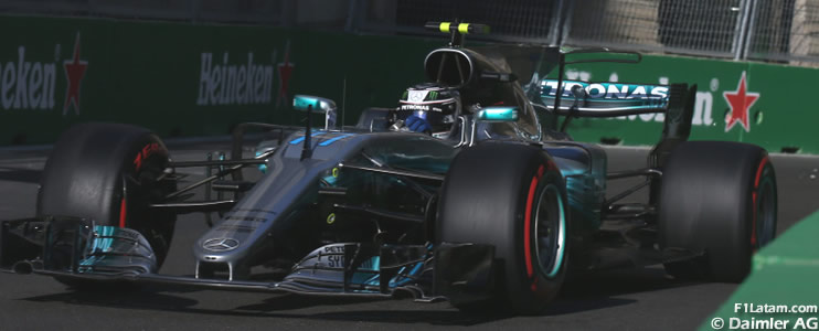 Valtteri Bottas termina las prácticas como el más veloz - Reporte Pruebas Libres 3 - GP de Azerbaiyán 