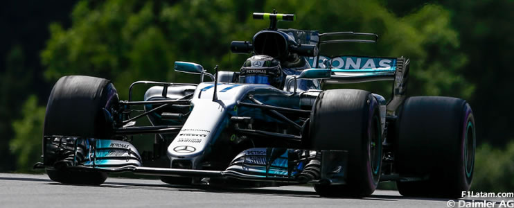 Bottas sigue al comando de los entrenamientos  - Reporte Pruebas Libres 2 - GP de Gran Bretaña