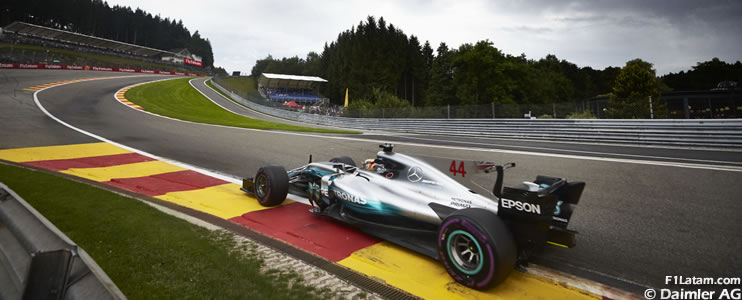 Hamilton se lleva la pole y establece doble récord - Reporte Clasificación - GP de Bélgica