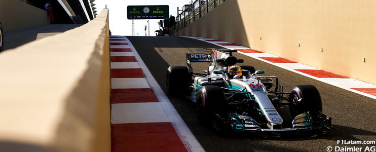 Hamilton y Mercedes se alejaron de sus rivales - Reporte Pruebas Libres 3 - GP de Abu Dhabi