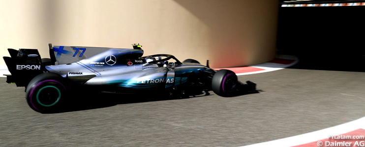Bottas sorprende a Hamilton y se lleva la pole en Yas Marina - Reporte Clasificación - GP de Abu Dhabi
