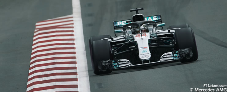 Hamilton dejó de nuevo a Mercedes adelante en Barcelona - Reporte Pruebas Libres 2 - GP de España