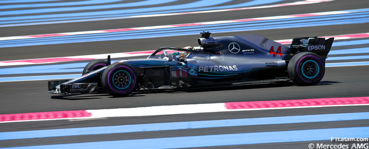 Lewis Hamilton al comando de los entrenamientos - Reporte Pruebas Libres 2 - GP de Francia