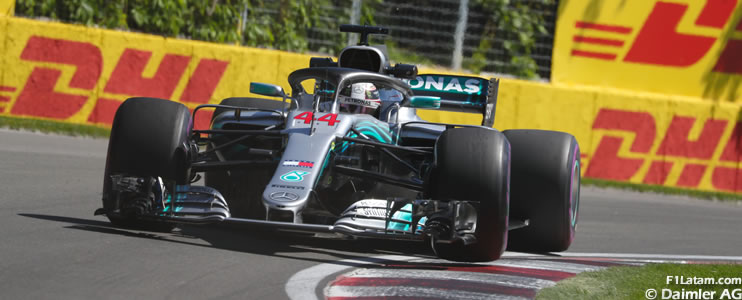 Mercedes quiere su séptima victoria en Canadá, uno de los favoritos de Hamilton