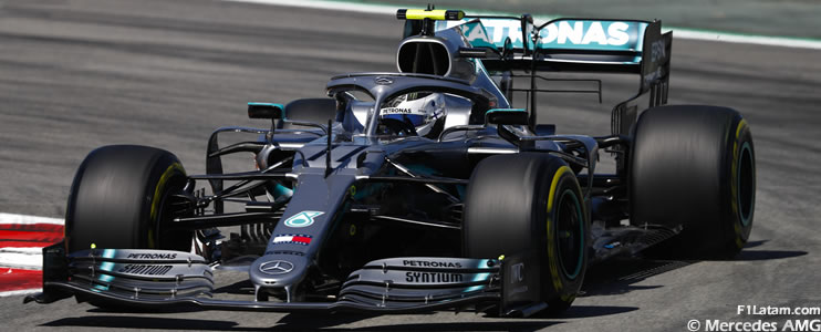 Bottas no cede ante la presión de Hamilton - Reporte Pruebas Libres 2 - GP de España