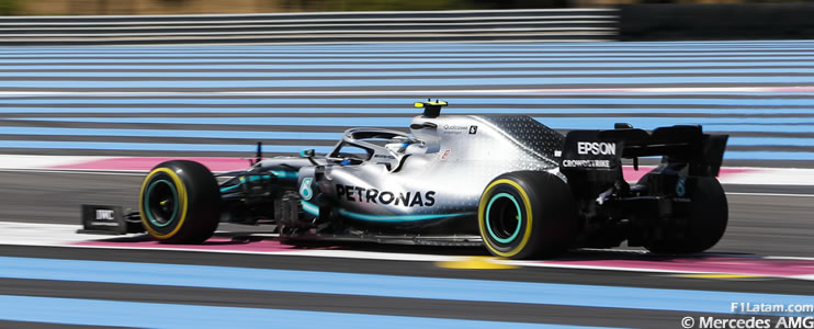 Bottas y Hamilton dominaron los últimos entrenamientos - Reporte Pruebas Libres 3 - GP de Francia