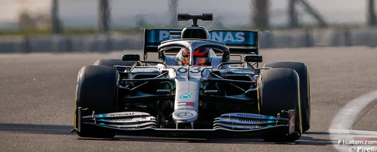 Mercedes con Bottas y Russell dominó los últimos tests de F1 2019 en Abu Dhabi