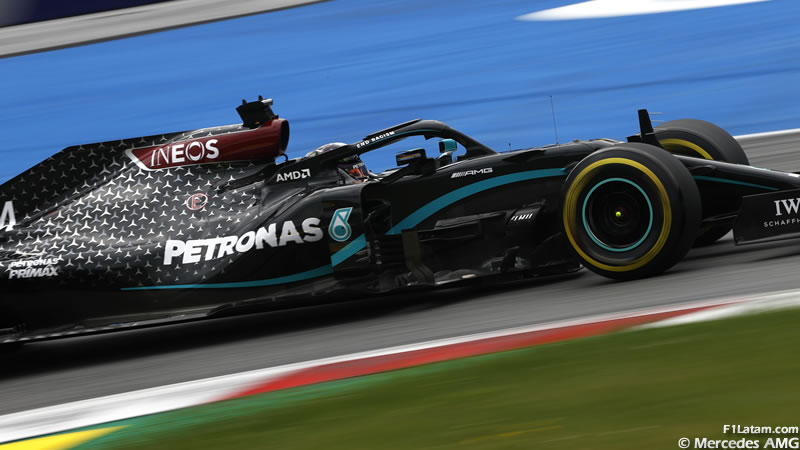 Hamilton adelante y Pérez sorprende con el tercer tiempo - Reporte Pruebas Libres 2 - GP de Austria