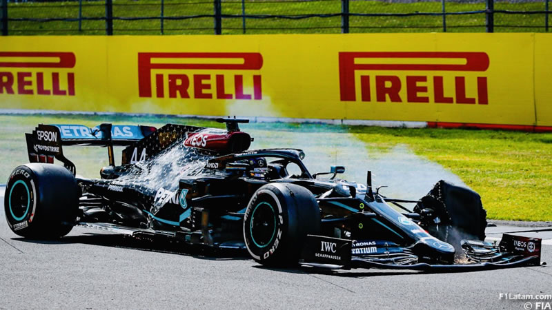 Dramática victoria de Hamilton con un neumático pinchado - Reporte Carrera - GP de Gran Bretaña
