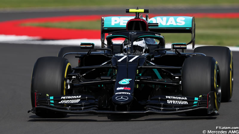 Valtteri Bottas marca el ritmo en Silverstone - Reporte Pruebas Libres 1 - GP del 70 Aniversario