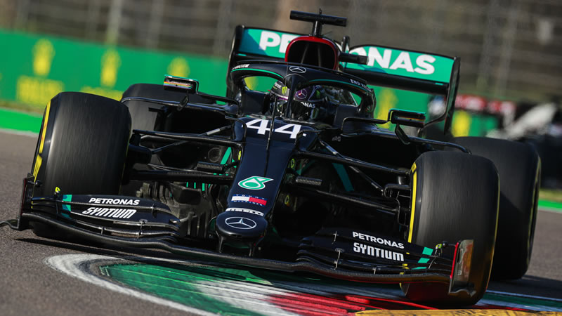 Hamilton lidera la única sesión de entrenamientos en Imola - Reporte Pruebas Libres - GP de Emilia Romaña