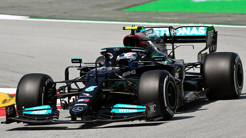 Bottas por delante de Verstappen por tan solo 33 milésimas - Reporte Pruebas Libres 1 - GP de España 