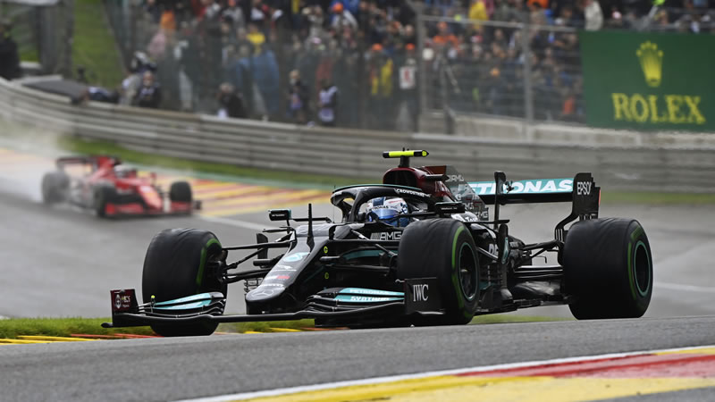 Grilla de partida del GP de Bélgica tras penalización a Bottas y Stroll 