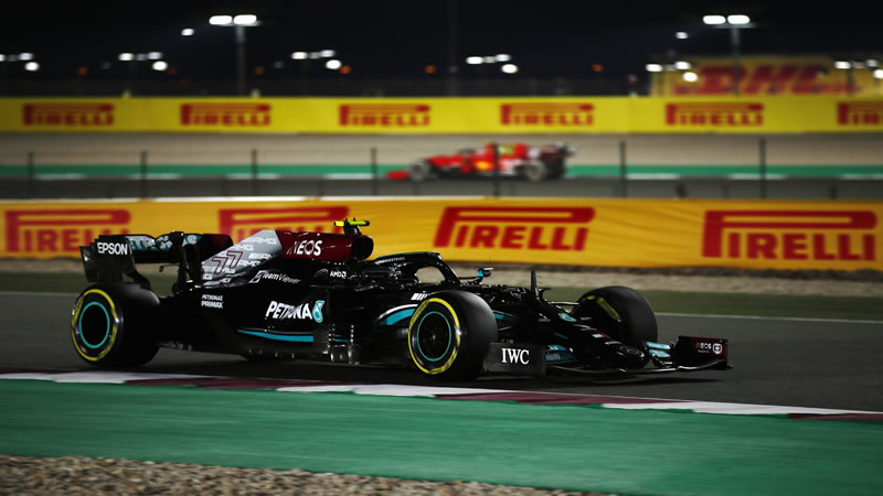 Valtteri Bottas fue el más veloz en la noche - Reporte Pruebas Libres 2 - GP de Qatar 