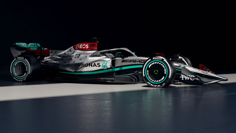 Mercedes presenta el nuevo W13 de Lewis Hamilton y George Russell