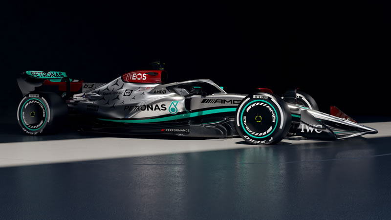 Mercedes presenta el nuevo W13 de Lewis Hamilton y George Russell 