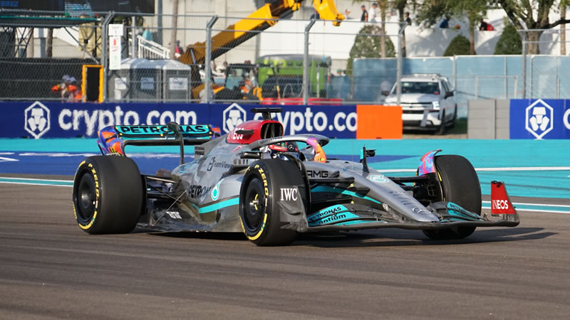 George Russell dice presente - Reporte Pruebas Libres 2 - GP de Miami