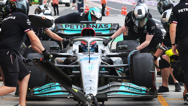 Russell y Hamilton dejan a Mercedes al frente - Reporte Pruebas Libres 2 - GP de Japón 