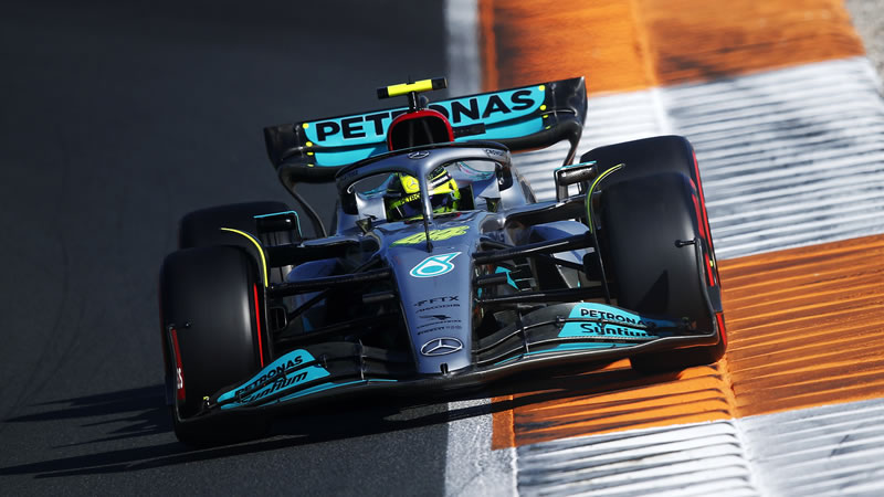 Para Mercedes y Hamilton al menos la primera fila de partida en Zandvoort era posible 