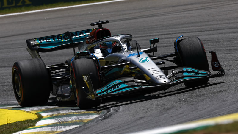 George Russell gana el duelo a Verstappen y asegura la primera fila de partida en Interlagos - Reporte de Carrera Sprint - GP de Brasil