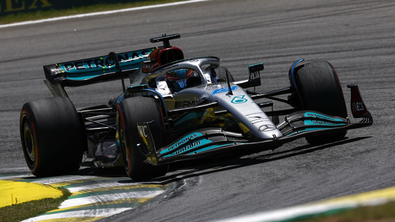 George Russell gana el duelo a Verstappen y asegura la primera fila de partida en Interlagos - Reporte de Carrera Sprint - GP de Brasil 