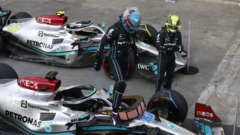 Russell ganador de la Sprint y Hamilton 3º avisan a sus rivales y buscan su primer triunfo de 2022
