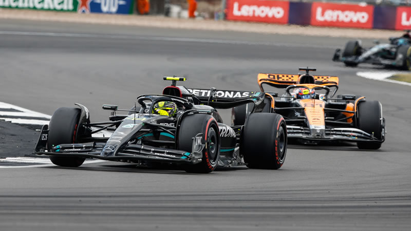 Mercedes mira de reojo a McLaren tras el importante progreso en el pasado GP de Gran Bretaña 