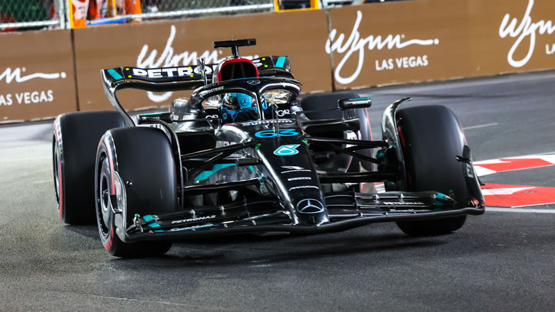 Russell fue el más veloz en los últimos entrenamientos - Reporte Pruebas Libres 3 - GP de Las Vegas 