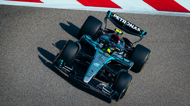 Mercedes destaca un gran avance en el ritmo del W15 a una sola vuelta 